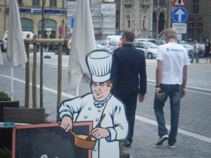 hier kocht der Chef persöhnlich, manni - winni